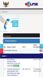 Mobile Screenshot of lpse.palembang.go.id